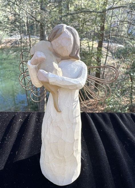 willow tree angel with dog